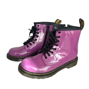 Dr. Martens Junior 1460 Patent Purple Boots US 2 / EU 33